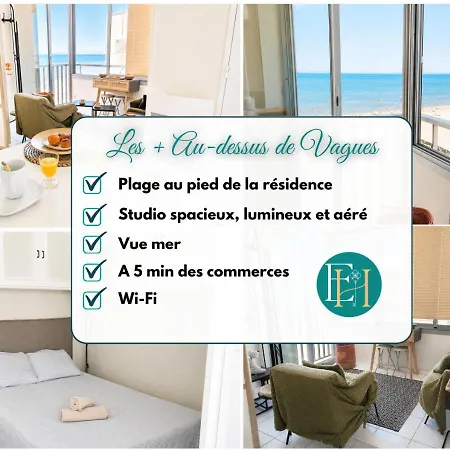 Au Dessus Des Vagues Apartmán Le Grau-du-Roi